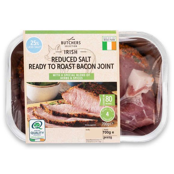 Irish Reduced Salt Ready To Roast Bacon Joint With A Special Blend Of